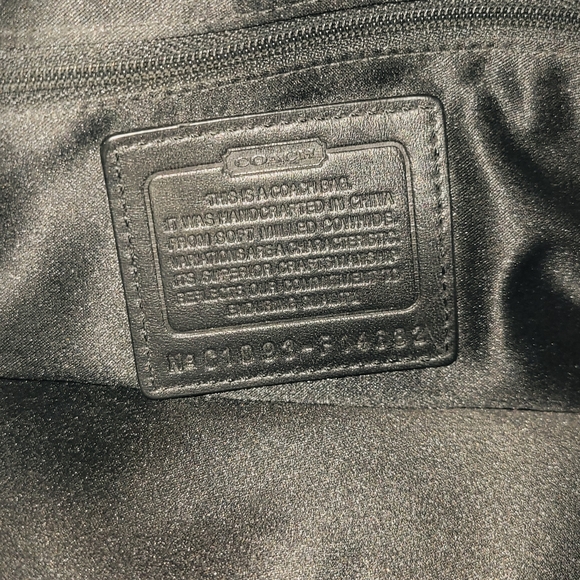 Coach Handbags - Coach Black Leather Patch